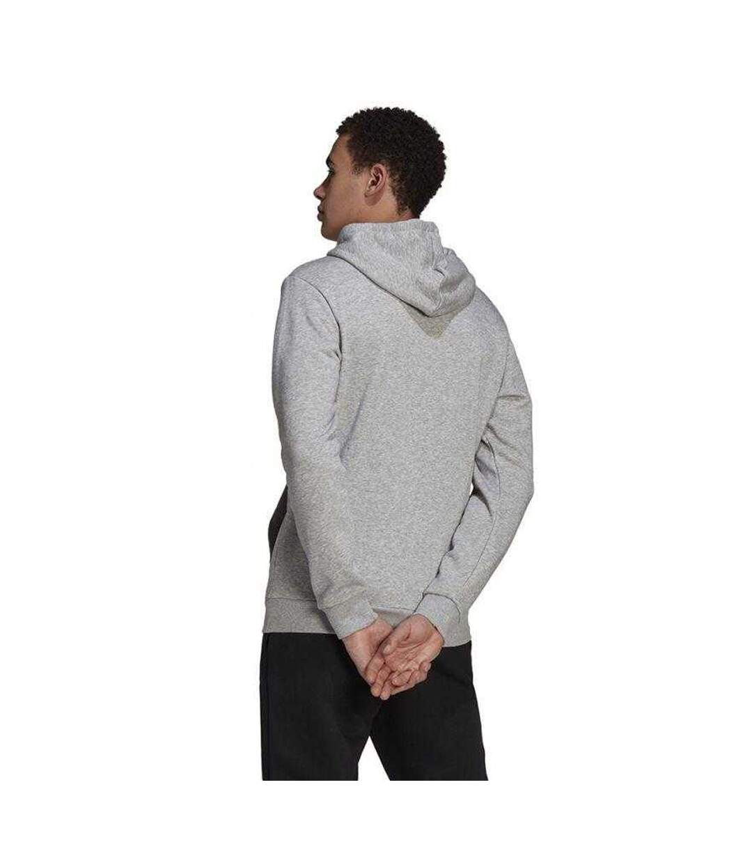 Sweat À Capuche Essentials Homme Gris Adidas-3
