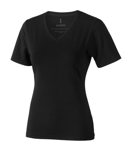 Elevate Womens/Ladies Kawartha Short Sleeve T-Shirt (Solid Black) - UTPF1810