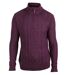 Pull camionneur col montant zippé 30% laine PIXEL1-2
