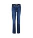 Womens/ladies Mid Rise Shaping Skinny Jeans Lapis Blue Levis-1