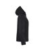 Womens/ladies Padded Soft Shell Jacket Black Clique-4