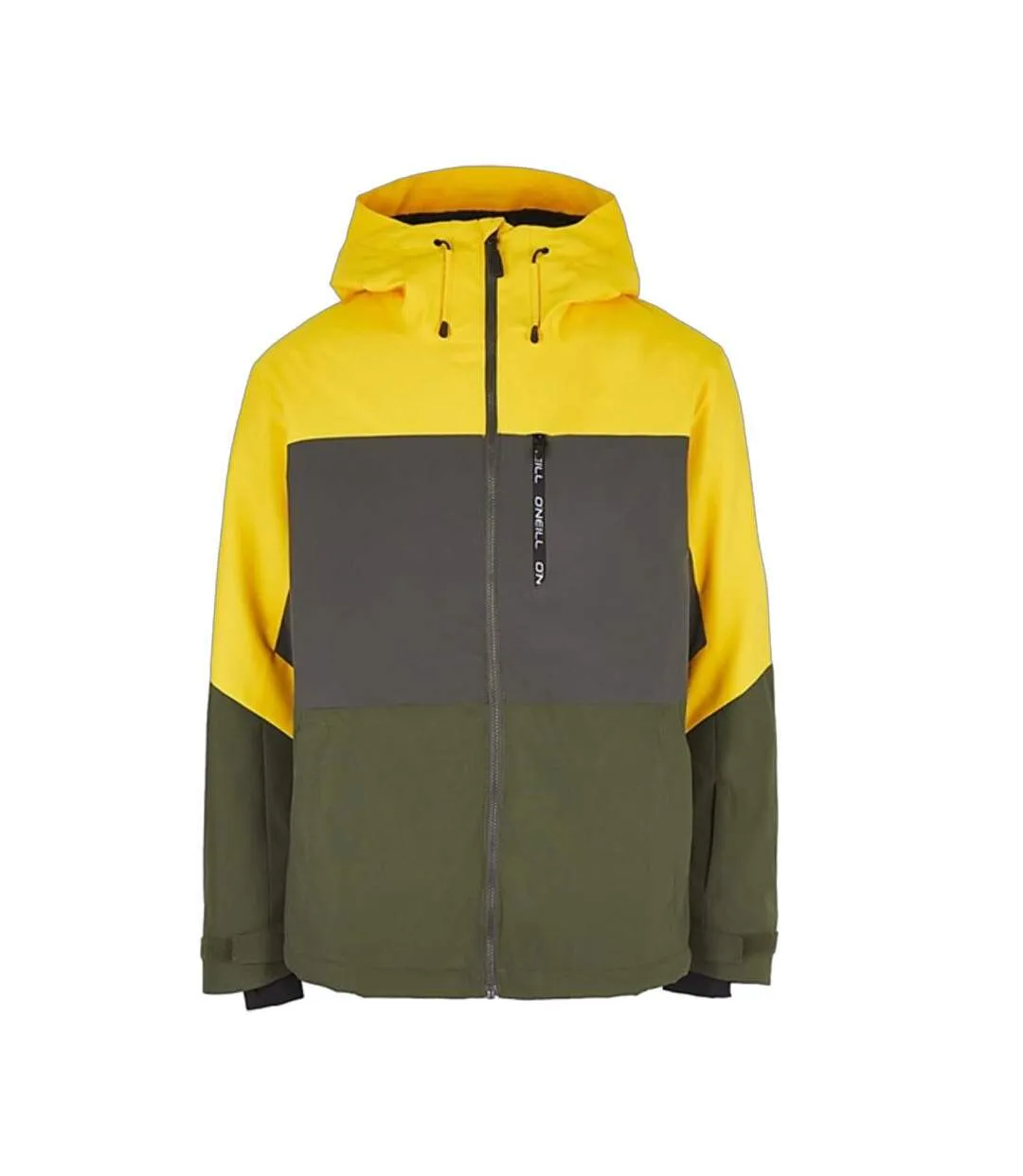 Blouson de ski jaune/kaki homme o'neill carbonite-2