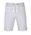 Short homme coton - Confortable - JH080 - gris clair