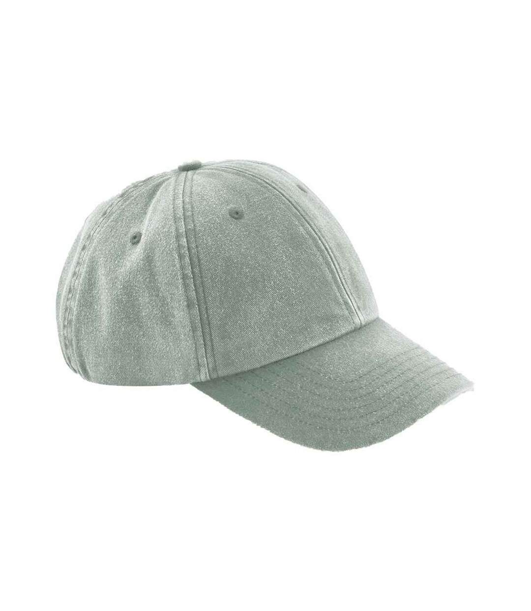 Casquette De Baseball Vert De Gris Beechfield-1