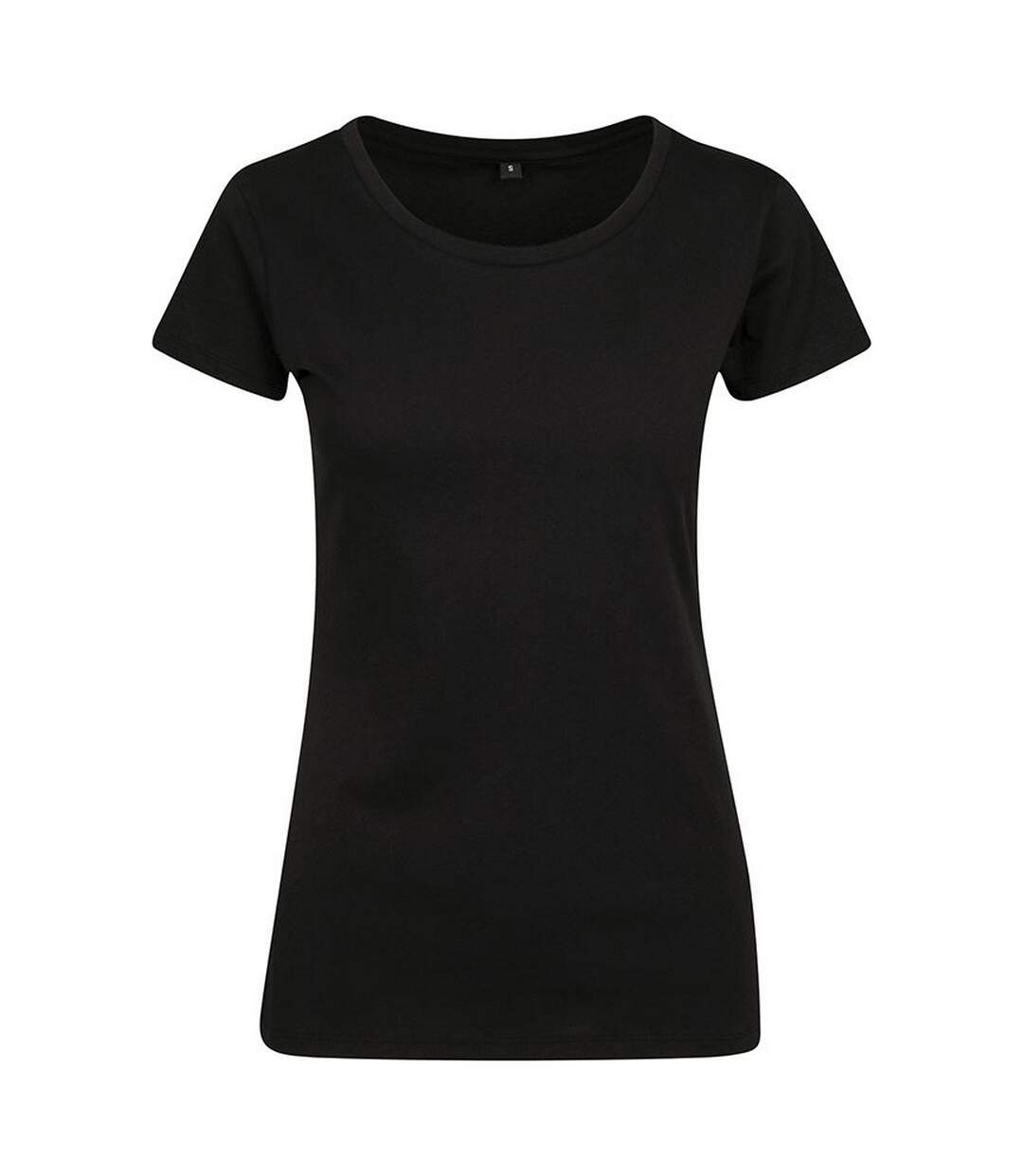 T-shirt femme noir Build Your Brand-1