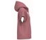 Sweat oversise à capuche - Femme - PAT446 - rose antique-2