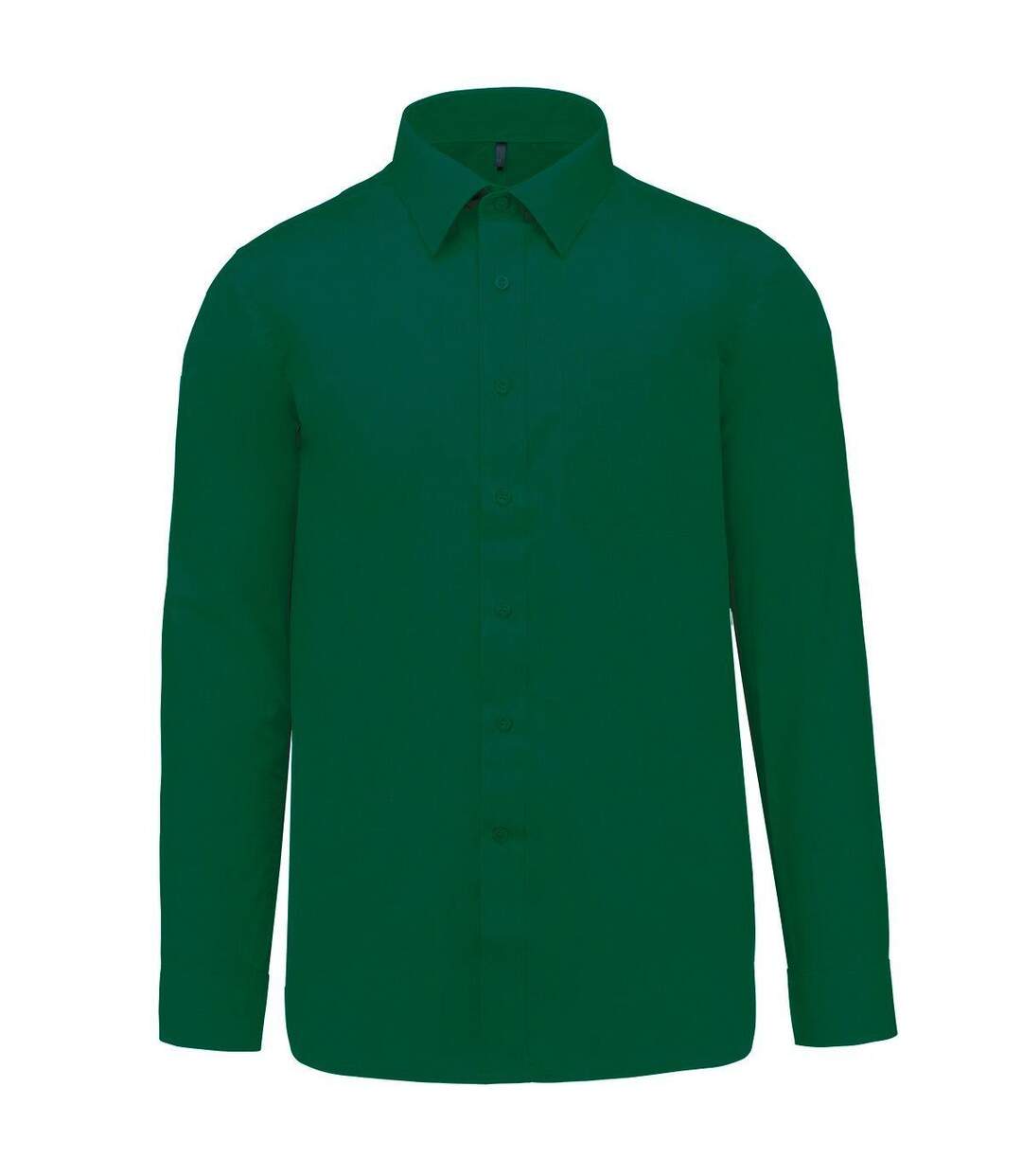 Chemise popeline manches longues - Homme - K545 - vert kelly