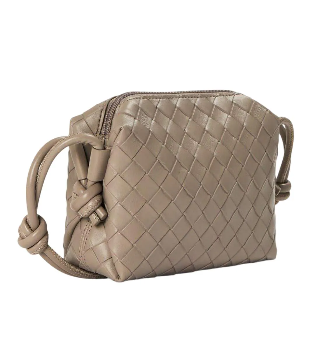 Woven Leather Crossbody Bag One Size Taupe Jack Wills-2