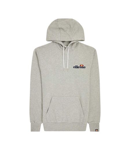 Sweat À Capuche Motif/style Logo Brodé Homme Gris Chiné Ellesse