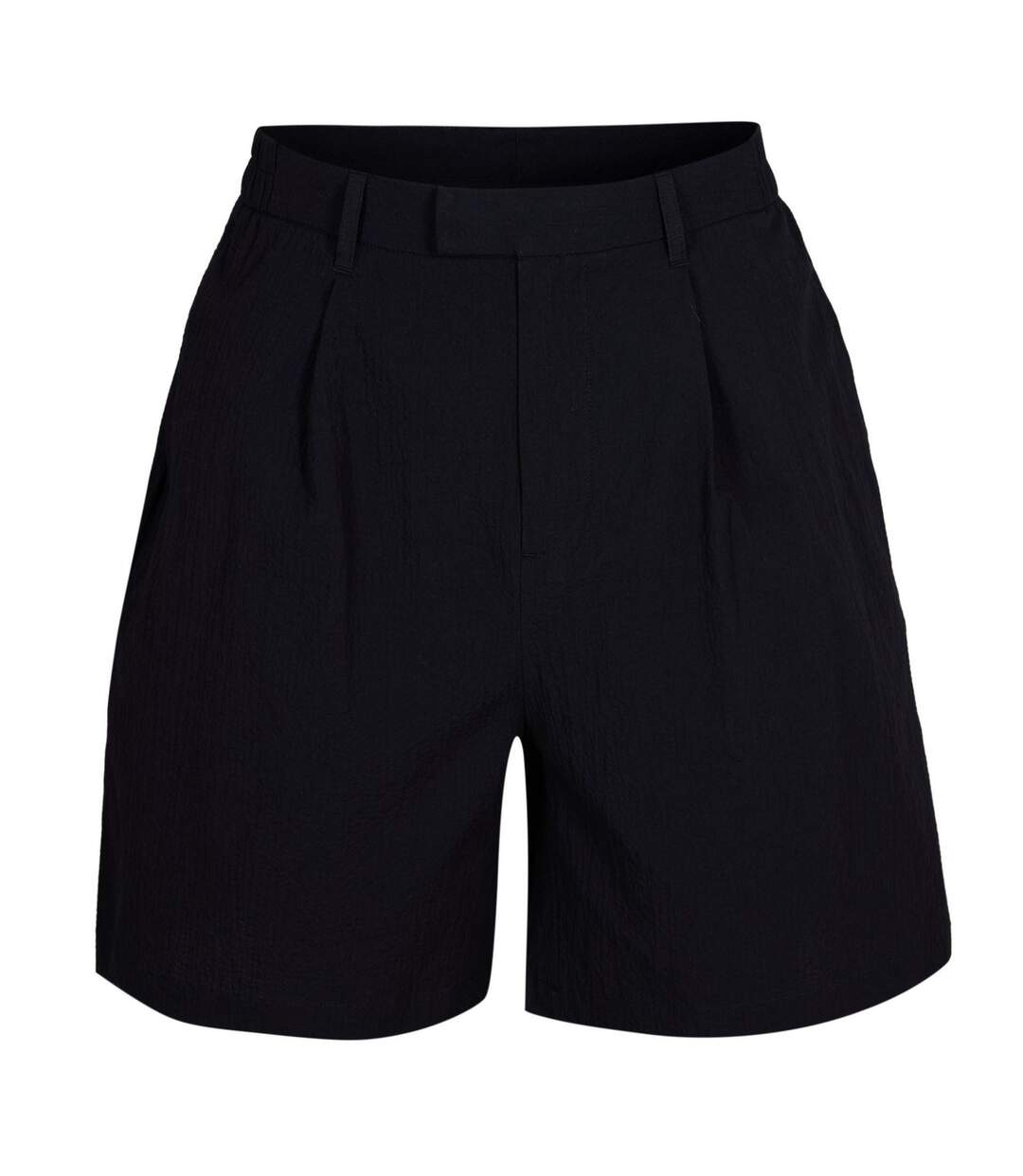 Mens Woven Plain Shorts Black Couture Club-1
