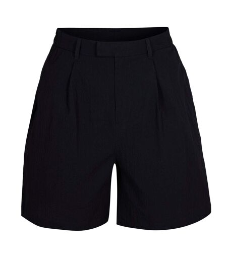 Mens Woven Plain Shorts Black Couture Club