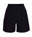 Mens Woven Plain Shorts Black Couture Club-1