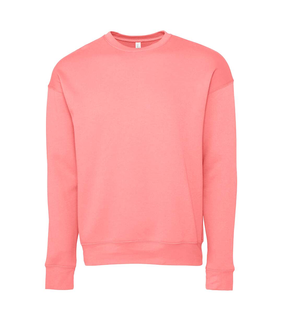 Sweatshirt unisexe rose Bella + Canvas