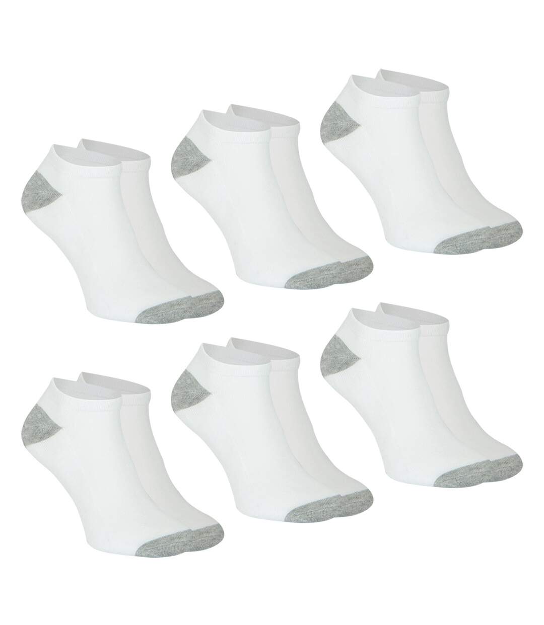 Lot de 6 paires de socquettes homme Ecopack Sport Athena-2