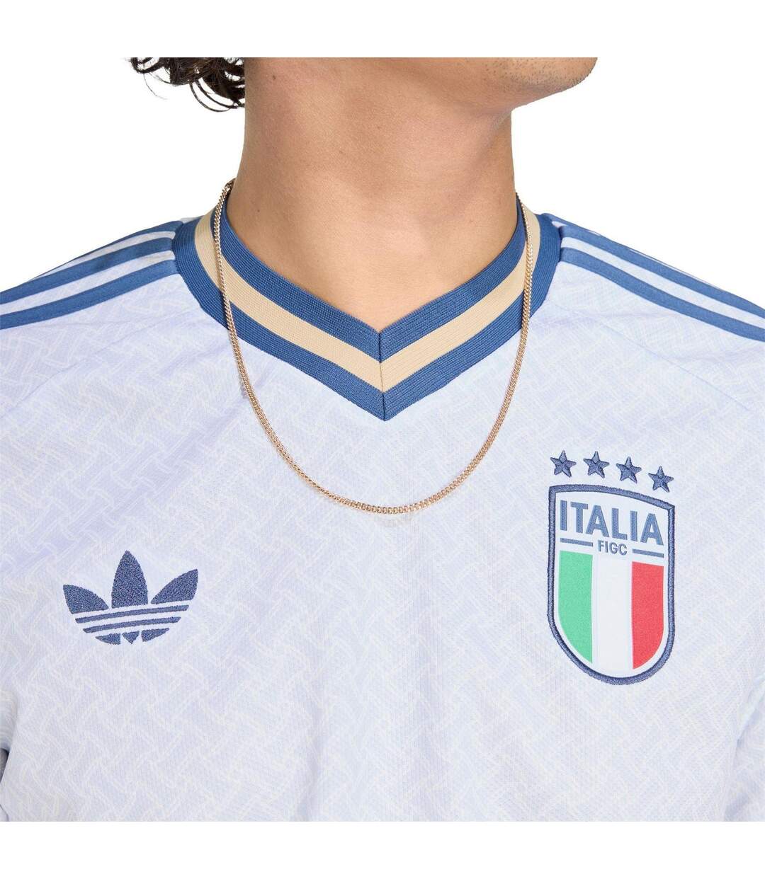 Maillot Extérieur Motif/style Italie World Cup Homme Bleu Blanc Adidas-4
