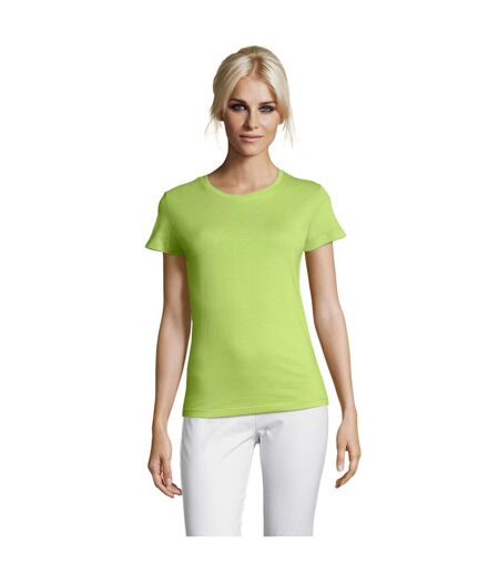 T-shirt Regent Femme Vert Pomme SOLS