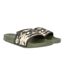 Mens Remorid Camo Sliders Green Crosshatch-1