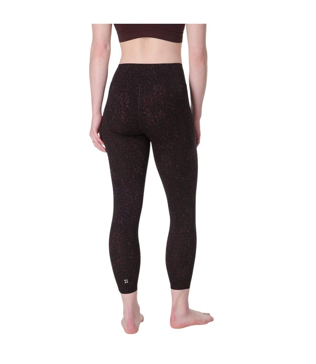 Legging Motif/style Panthère Ultimate Femme Marron Sweaty Betty-3