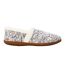 Womens/ladies Speckle Slip-on Slippers Grey Toms-1