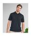 Henbury Mens Piqu Polo Shirt (Black) - UTPC4429-1