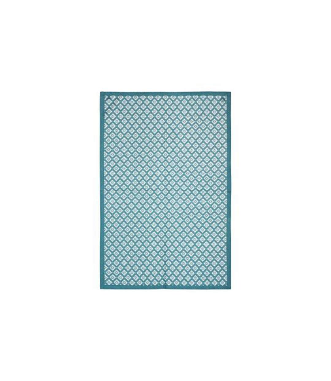 Lot de 3 Torchons Imprimé 45x70cm Bleu-2