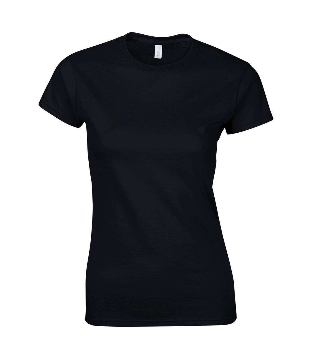 T-shirt softstyle femme noir Gildan-1