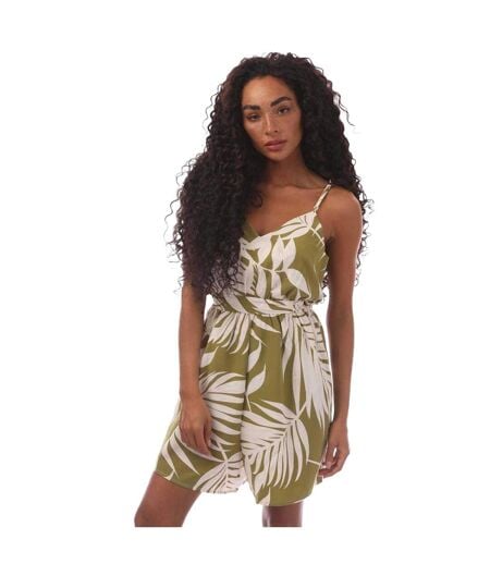 Combishort Style Feuille Nova Carly Femme Vert Only