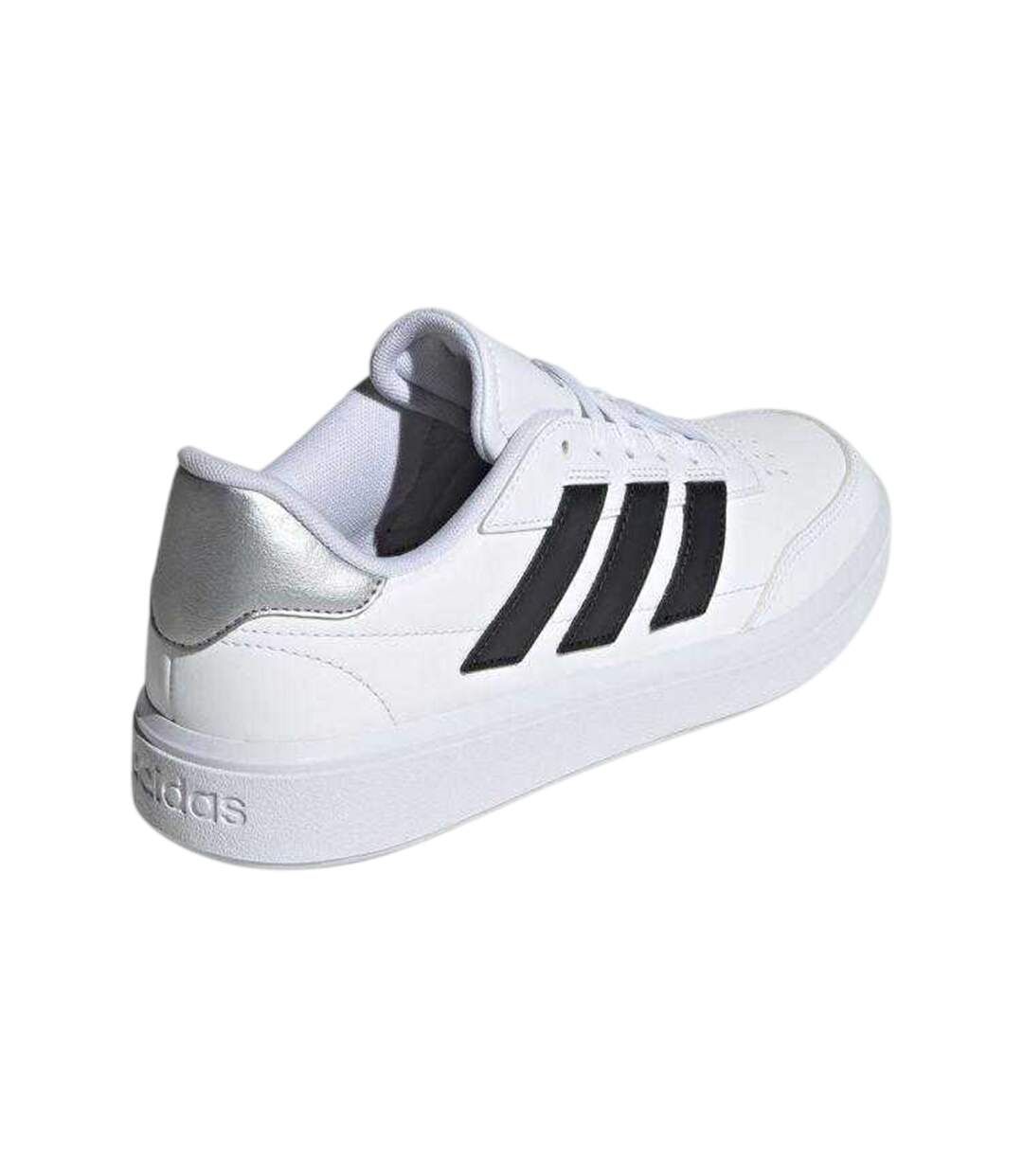 Baskets Motif/style 3 Rayures Courtblock Femme Blanc Adidas-2