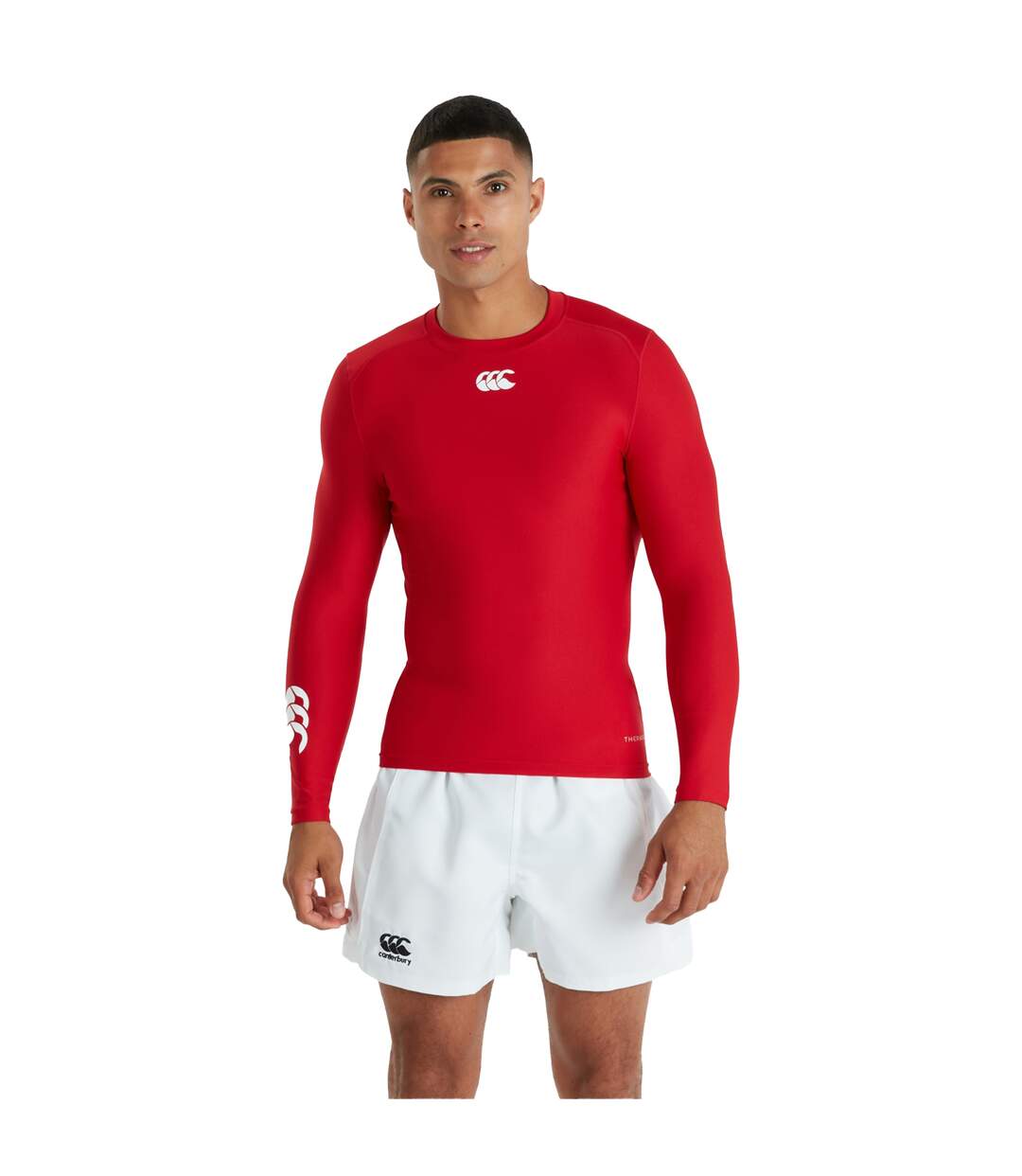 Mens Thermoreg Long-sleeved Top Flag Red Canterbury-1