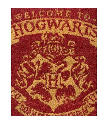 Harry Potter - Paillasson WELCOME TO HOGWARTS (Marron / Blanc cassé) (Taille unique) - UTPM2530