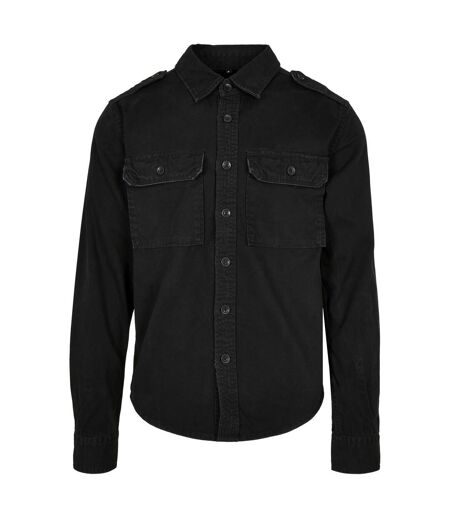 Chemise Manches Longues Homme Noir Build Your Brand