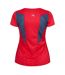 T-shirt Motif/style Logo Femme Rouge Tomate Diadora-2