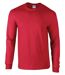 T-shirt manches longues - Homme - 2400 - rouge