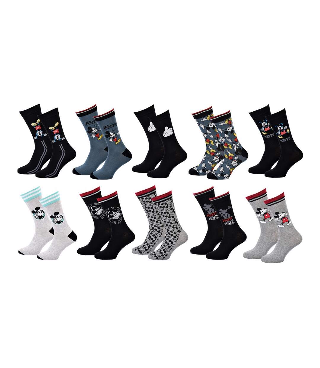Chaussettes Mickey - Pack de 10-2
