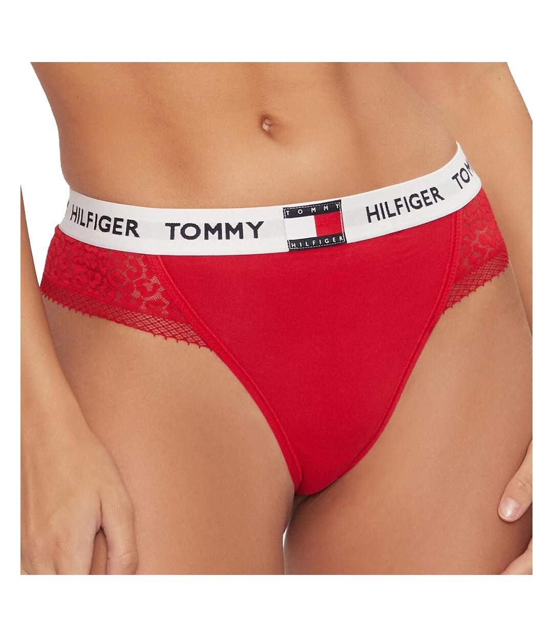 String Rouge Femme Tommy Hilfiger ThongUW - L