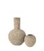 Vase Globe en Grès Dune 52cm Beige & Blanc-2