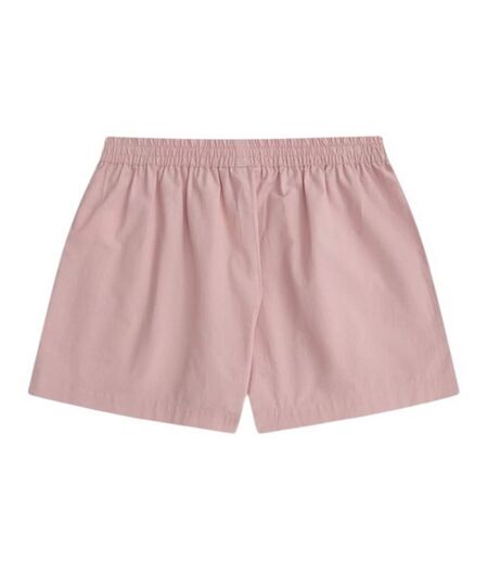Womens/ladies comfort cotton shorts light pink Animal