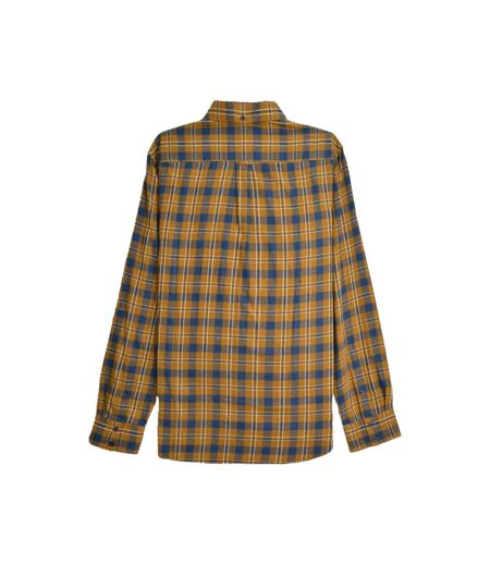 Chemise Manches Longues Motif/style À Carreaux Homme Moutarde Bleu Marine Lambretta