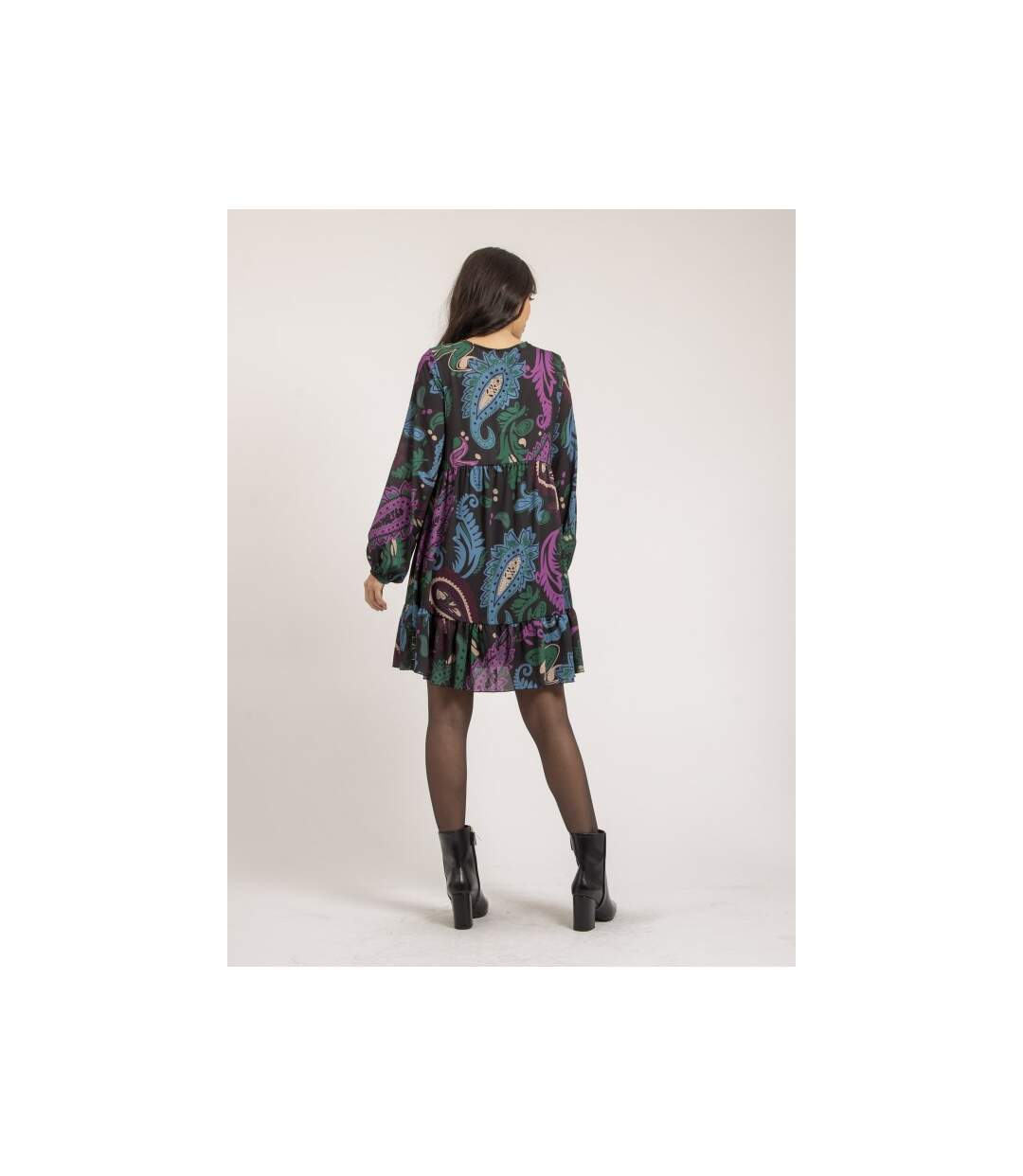 Robe courte motifs ILLONA - Dona X Lisa