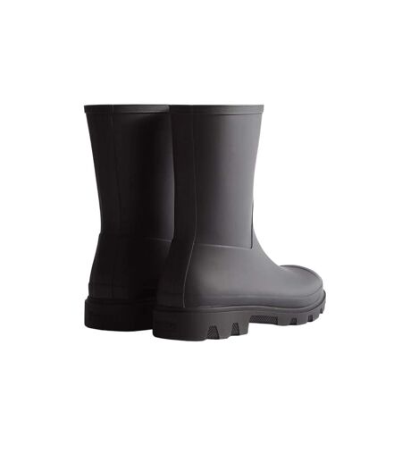Mens downpour short wellington boots black Hunter