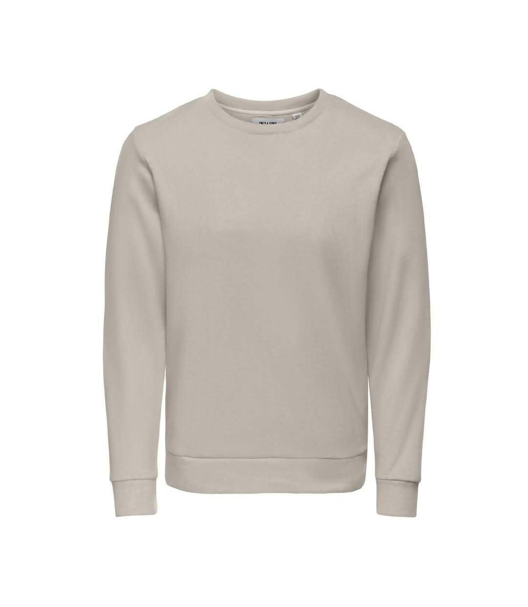 Sweat beige homme only & sons chase - l-1