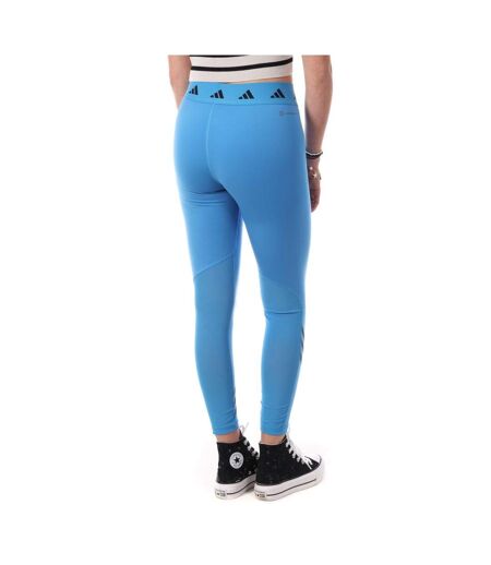 Legging bleu femme adidas tf3 - l