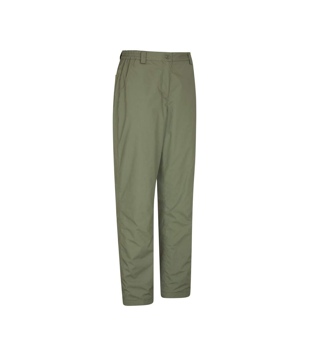 Womens/ladies Trek Ii Regular Winter Trousers Khaki Mountain Warehouse-4