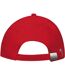 SOLS Unisex Buffalo 6 Panel Baseball Cap (Red/White) - UTPC372-2