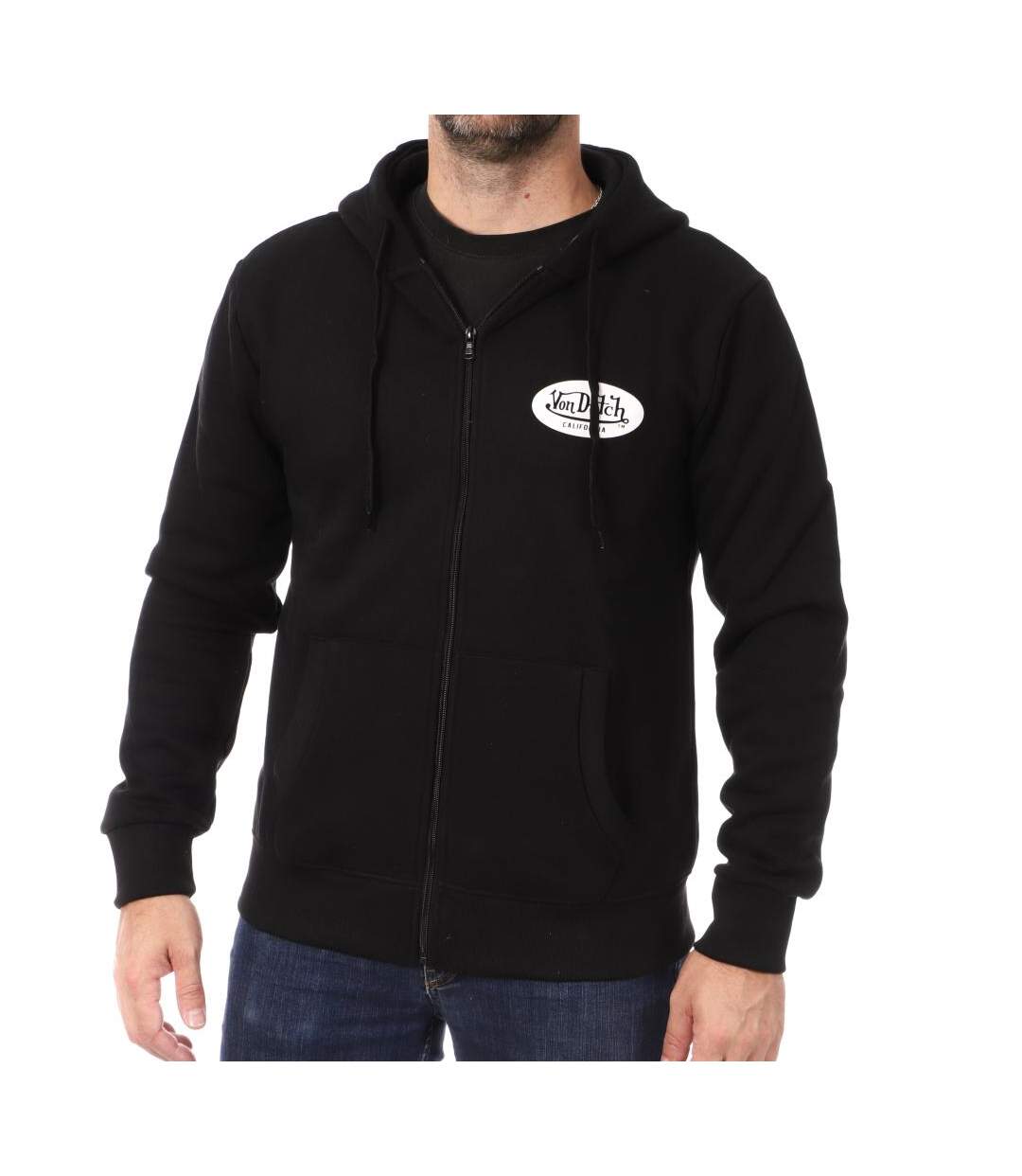 Sweat Noir Homme Von Dutch SENT - L-1