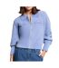 Gilet zippé bleu femme morgan domi-1