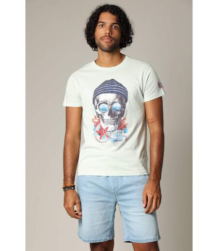 T-shirt coton à l'imprimé marin audacieux NAUTICA
