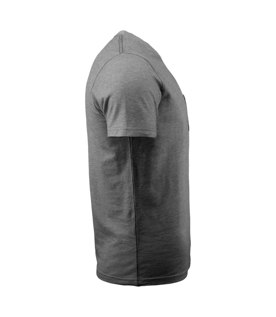 T-shirt Homme Noir Chiné Chiné James Harvest-3