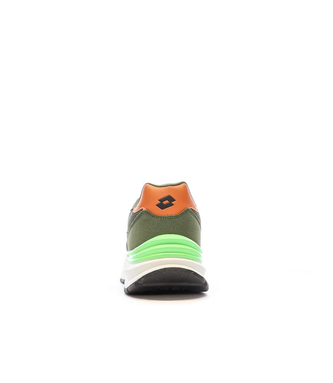 Baskets kaki/orange homme lotto twenty6-3