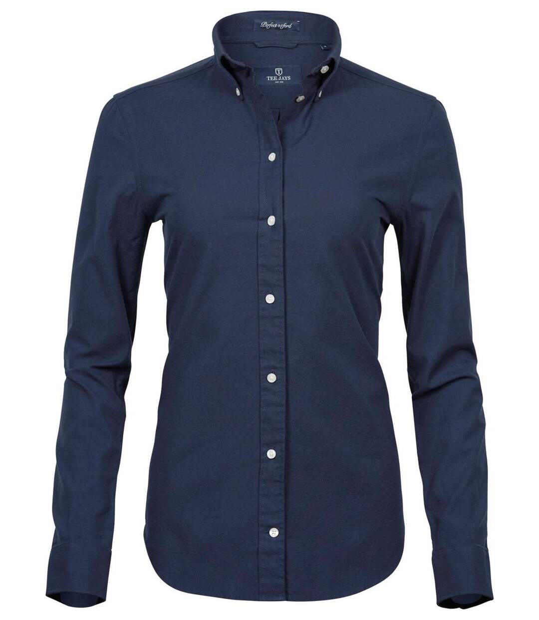 Chemise femme Oxford - 4001 - bleu marine - manches longues